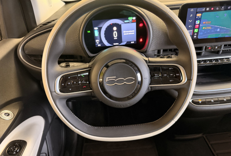 FIAT 500 500e II 118 La Prima by Bocelli / JBL / Carplay sans fil / Sièges chauffants / Radars av/ar