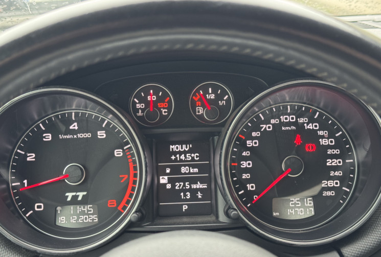 Audi TT Coupé S-Line Quattro 2.0 TFSi 211 ch S-Tronic 6 / BOSE / Siege chauffant / Entretien à jour