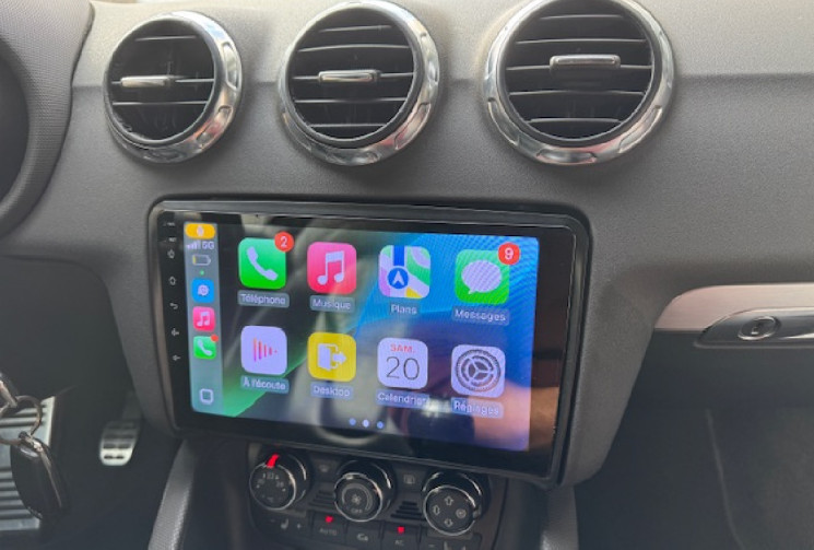 Audi TT  2.0 TFSi 16V 200 cv / CARPLAY / GPS / CUIR / FULL BLACK / 