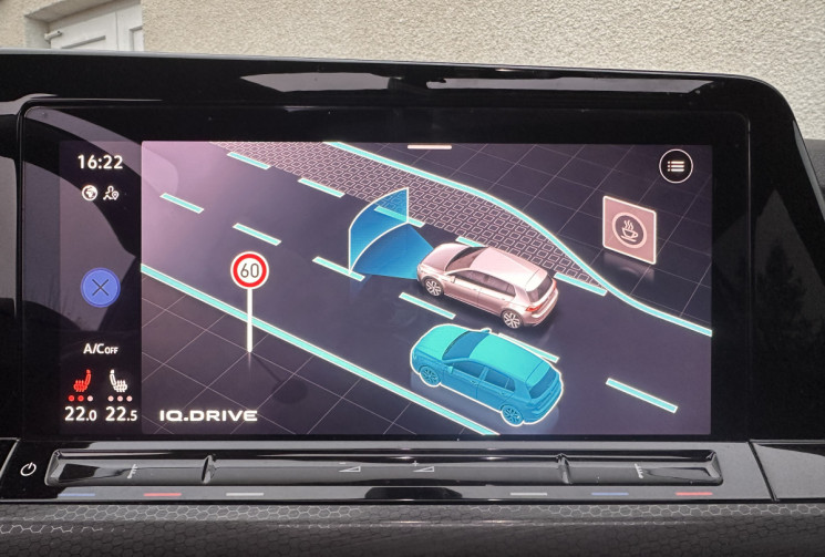 Volkswagen Golf VIII GTD 2.0 TDi BMT DSG7 200 cv Boîte auto