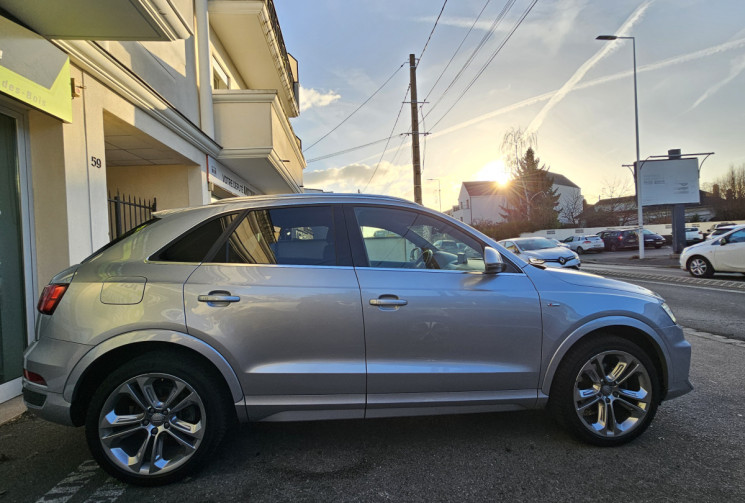 Audi Q3 2.0 TDI 184 ch S line quattro S tronic 7 Toit  ouvrant panoramique 