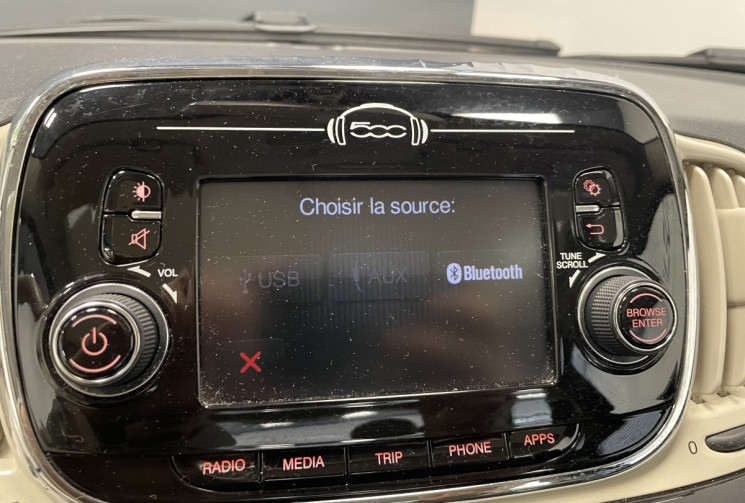 FIAT 500 SERIE 3 1.2 8V 69 ch Lounge