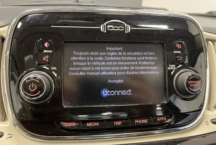 FIAT 500 SERIE 3 1.2 8V 69 ch Lounge