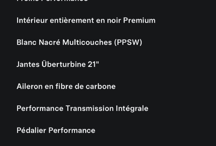 Tesla Model Y performance 534 cv / EAP / attelage d origine / radars av & ar