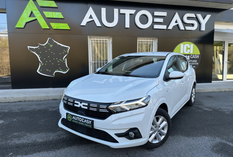 Dacia Sandero 1.0 TCE 90 EXPRESSION PACK CONFORT * ENTRETIEN DACIA * ATTELAGE * GARANTIE 23/04/2027