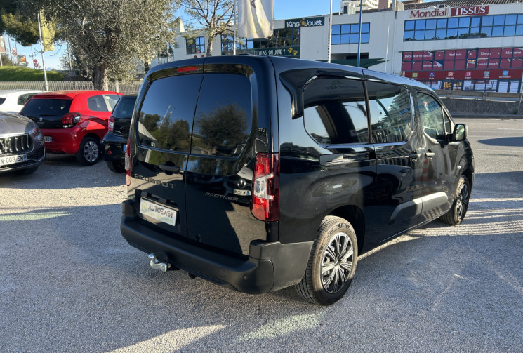 Peugeot Partner III (3) 1.5 BlueHDI CABINE APPROFONDIE XL 130 Ch EAT8 * TVA RECUPERABLE * 