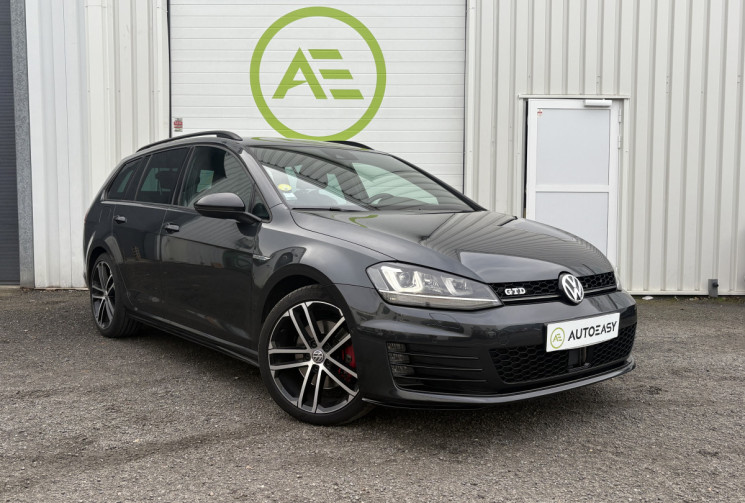 Volkswagen Golf SW GTD 184cv DSG6 2.0 TDI * Caméra * Attelage * Très Bon Etat * Entretien VW