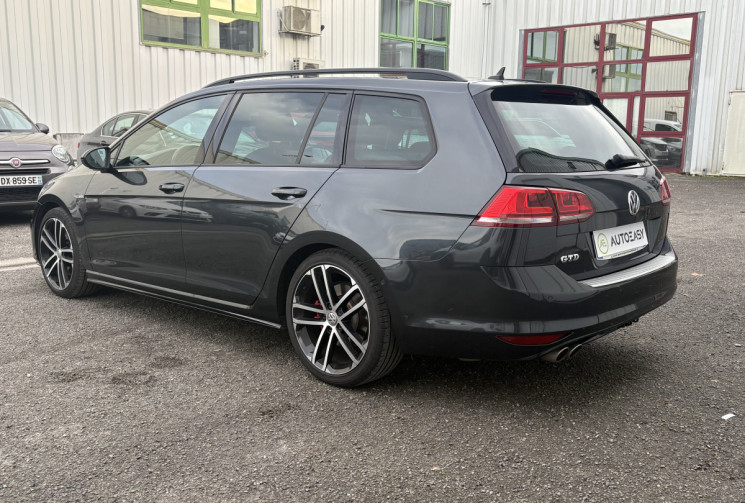 Volkswagen Golf SW GTD 184cv DSG6 2.0 TDI * Caméra * Attelage * Très Bon Etat * Entretien VW