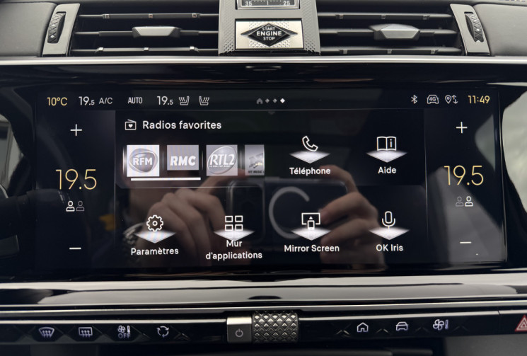 DS DS 7 1.5 BLUEHDI 130CH OPERA EAT8 / TOIT OUVRANT / CARPLAY / SIEGE ELECTRIQUE