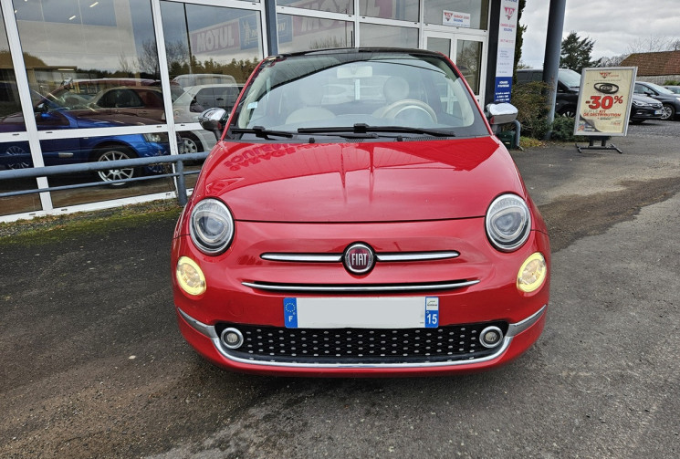 FIAT 500 1.2 8V 69 TOIT PANO RADARS