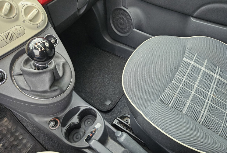 FIAT 500 1.2 8V 69 TOIT PANO RADARS