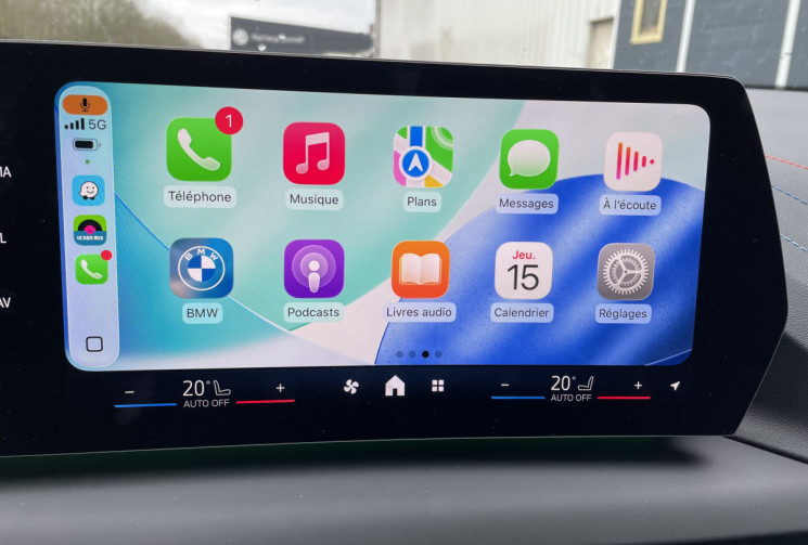 BMW Série 1 120dA 163 ch M Sport DKG7 * 7002 km * Garantie const.* TO*Apple Carplay * Etat neuf