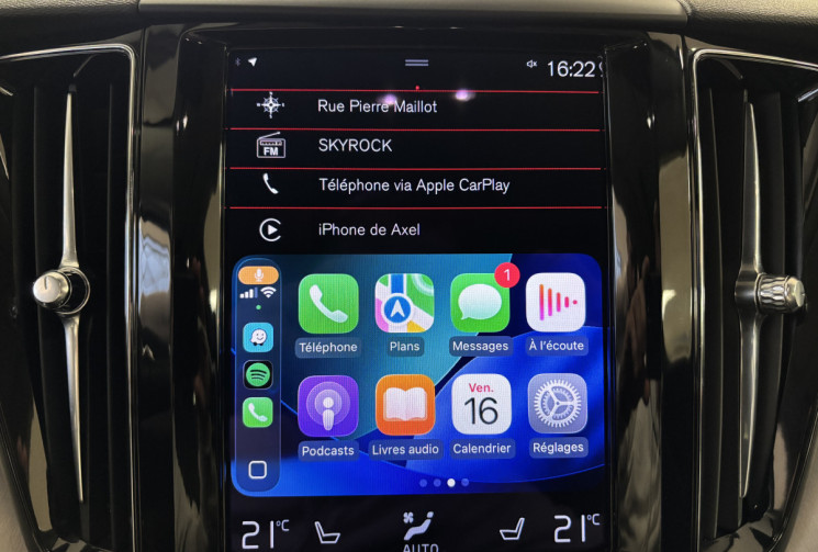 Volvo XC60 PHASE 2 T6 RECHARGE 2.0 TI 340 HYBRID AWD GEARTRONIC8 / SUIVI COMPLET VOLVO