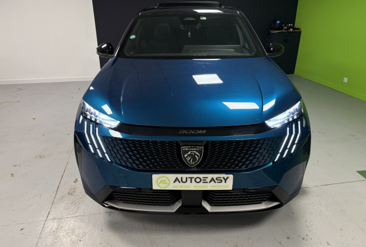 Peugeot 3008 210 CV GT + TOIT OUVRANT + PACK 360 DRIVE ASSYST+POMPE CHALEUR
