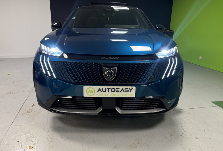 Peugeot 3008 210 CV GT + TOIT OUVRANT + PACK 360 DRIVE ASSYST+POMPE CHALEUR