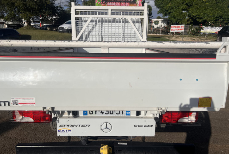 Mercedes Sprinter 5-t Benne Diesel 515 Cdi RWD // Première main // Excellent état // Peu kilométré