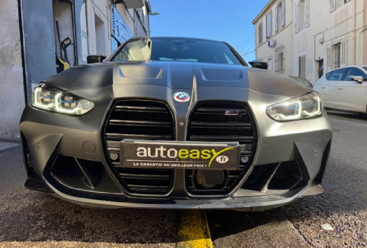 BMW M3 competition G80 xDrive 510 cv / FULL CARBON / HARMAN KARDON / HUD / prix HT  LOA POSSIBLE 