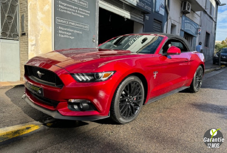 Ford MUSTANG cabriolet 5.0 V8 Ti-VCT GT 421cv 1er main EN STOCK