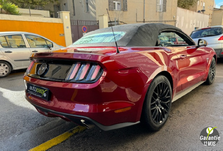 Ford MUSTANG cabriolet 5.0 V8 Ti-VCT GT 421cv 1er main EN STOCK