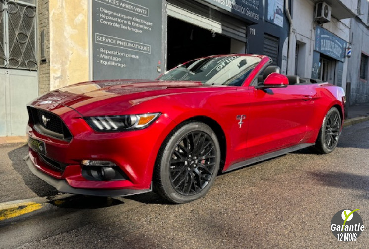Ford MUSTANG cabriolet 5.0 V8 Ti-VCT GT 421cv 1er main EN STOCK