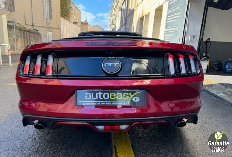 Ford MUSTANG cabriolet 5.0 V8 Ti-VCT GT 421cv 1er main EN STOCK