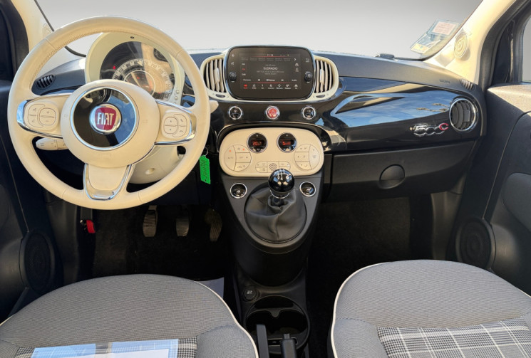 FIAT 500C 1.2 8V 69ch Eco Pack Lounge Euro6d