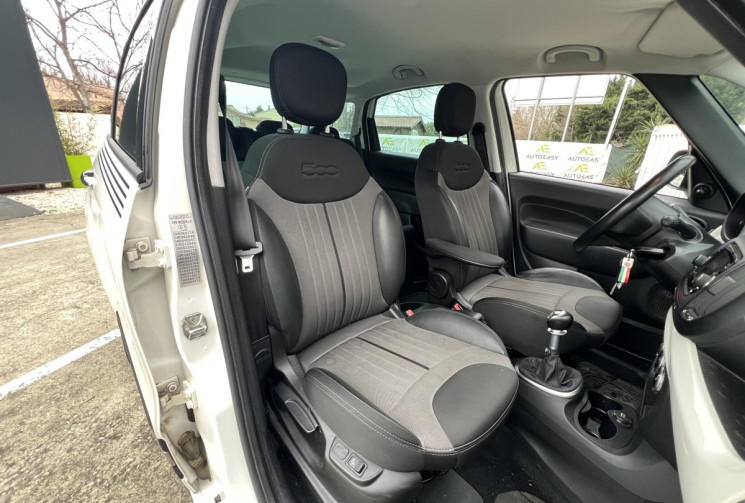 FIAT 500L 1.4 MPI 95 Petit Bateau BVM6 / Distribution à Jour / 2ème Main / Radars AR 