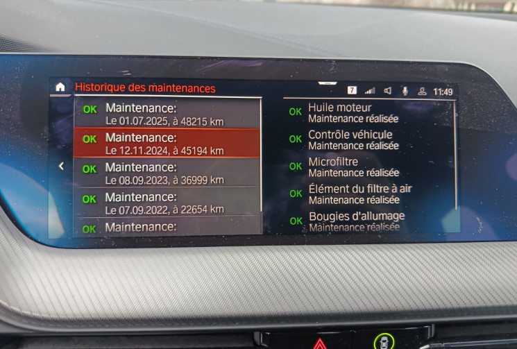 BMW Série 1 (F40) 118i MSPORT 140 / 1er Main / ENTRETIEN FULL BMW