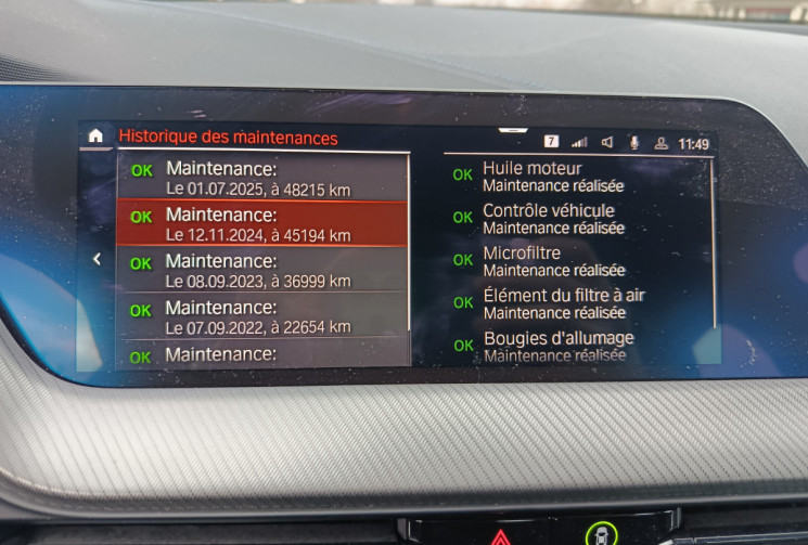 BMW Série 1 (F40) 118i MSPORT 140 / 1er Main / ENTRETIEN FULL BMW