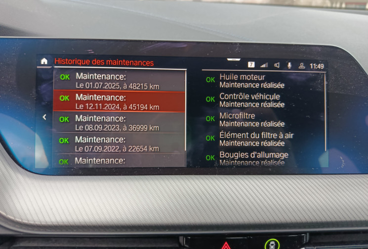 BMW Série 1 (F40) 118i M SPORT 140 / 1er Main / ENTRETIEN FULL BMW