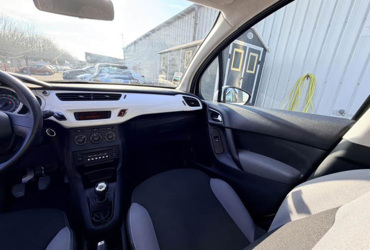 Citroën C3 1.0 VTi 68 ch Vitamine *47200Km* Distri OK * CT Vierge * Air Bag OK * Historique Entr