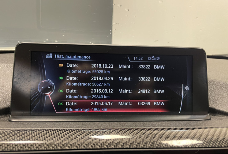 BMW M4 COUPE F82 sotire carbon / 431 ch / ENTRETIEN BMW