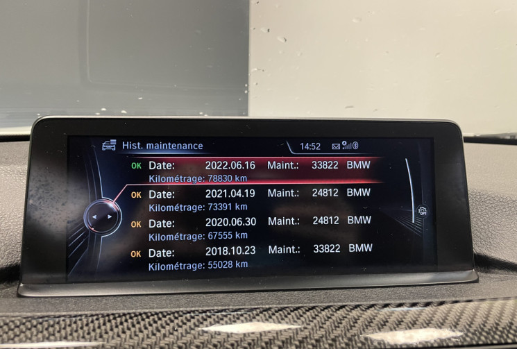 BMW M4 COUPE F82 431 ch ENTRETIEN BMW