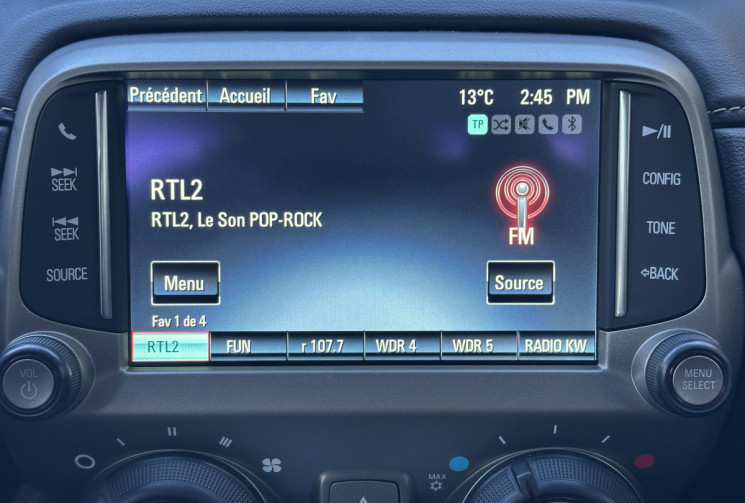 Chevrolet Camaro 6.2 V8 406 AUTO * ECHAP INOX BORLA * ENTRETIEN SUIVI * GARANTIE 6 MOIS