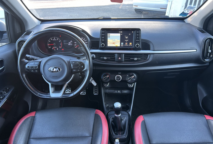 Kia Picanto III (2) 1.0 DPI 67 Ch GT LINE * 1ER MAIN * ENTRETIEN KIA * CARPLAY * CAMERA