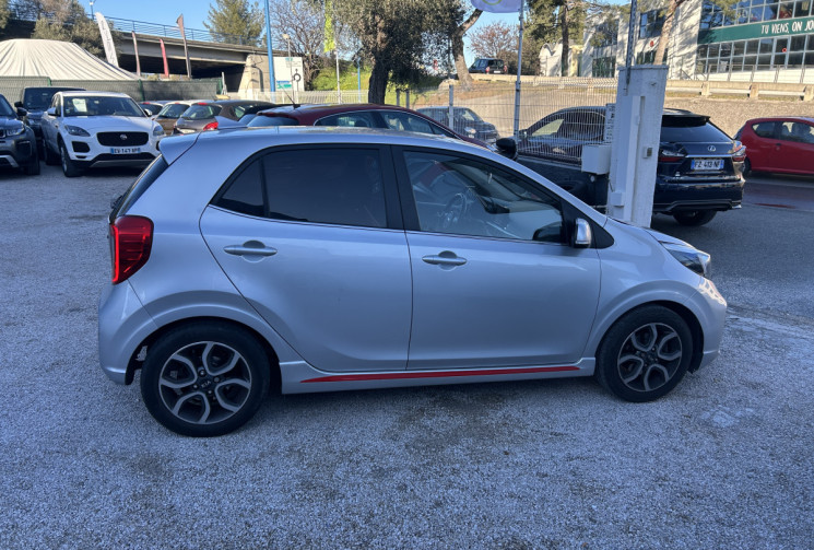 Kia Picanto III (2) 1.0 DPI 67 Ch GT LINE * 1ER MAIN * ENTRETIEN KIA * CARPLAY * CAMERA