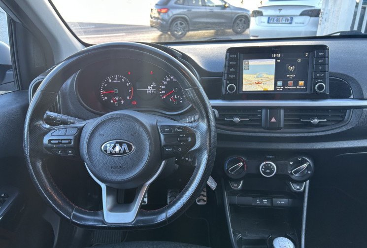 Kia Picanto III (2) 1.0 DPI 67 Ch GT LINE * 1ER MAIN * ENTRETIEN KIA * CARPLAY * CAMERA