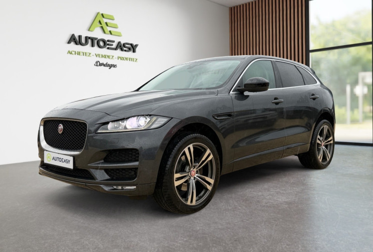Jaguar F-Pace 3.0 D PRESTIGE V6 AWD 300 / MERIDIAN / CAMERA / HAYON ELECTRIQUE