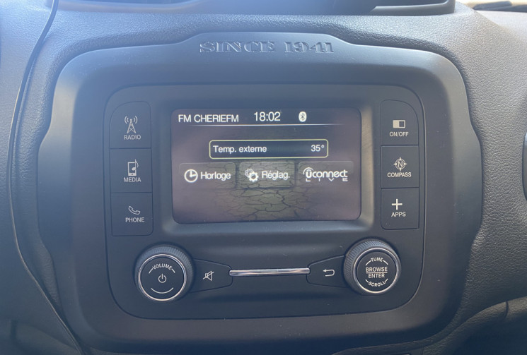Jeep Renegade LIMITED 1.4 140CH - Clim auto - Bluetooth - Camera - Distrib à jour 