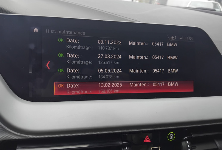 BMW Série 1  118D business design 150ch - Suivi complet Bmw - Caméra de Recul