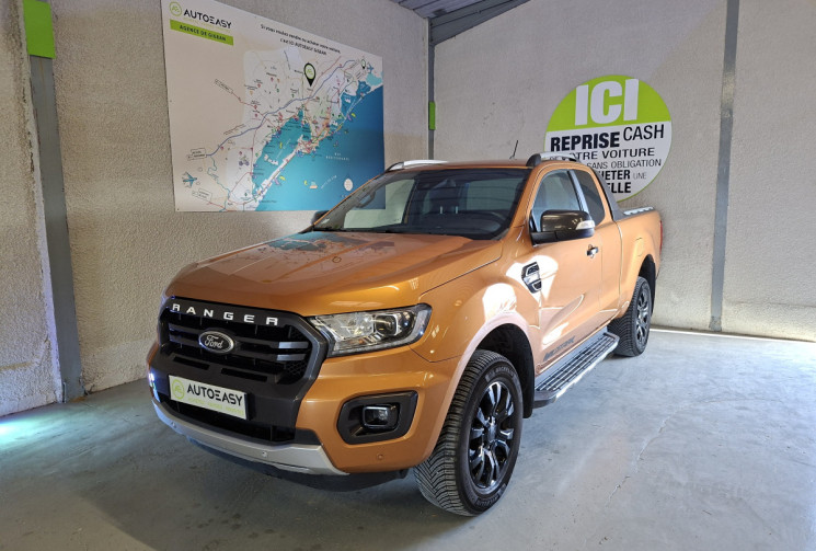 Ford Ranger WILDTRACK TDCI 213 SUPER CAB TVA RECUPERABLE ATTELAGE GARANTIE 12 MOIS