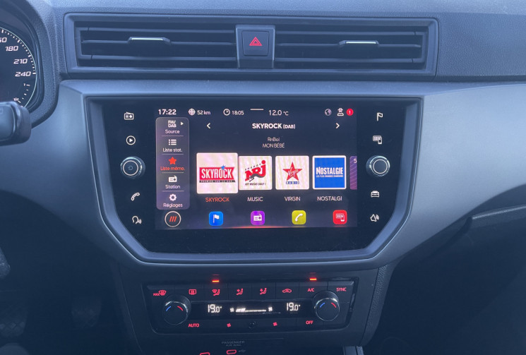SEAT Ibiza V 1.0 TSI 95 Ch URBAN * CAMERA DE RECUL * CARPLAY * 1ER MAIN