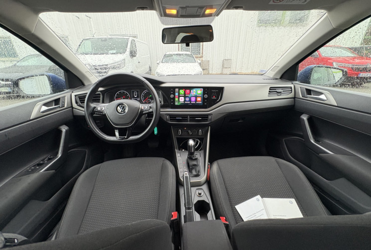 Volkswagen Polo VI 95 cv 1.0 TSI DSG7  * Carplay * Radars * Régul Adaptatif * Entretien Volkswagen