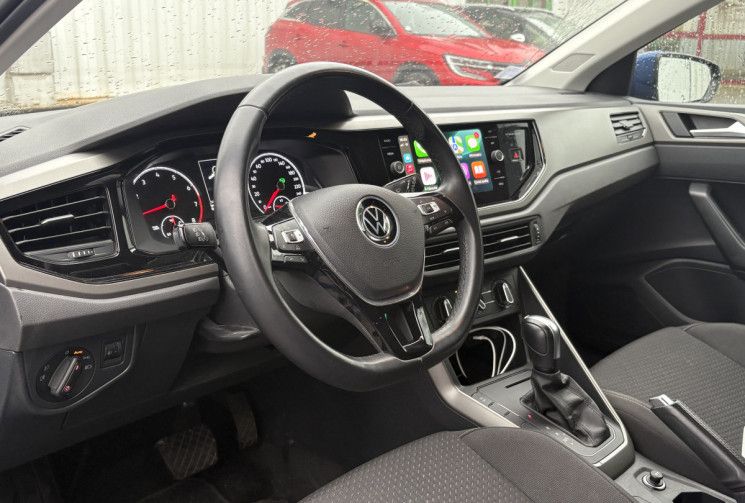 Volkswagen Polo VI 95 cv 1.0 TSI DSG7  * Carplay * Radars * Régul Adaptatif * Entretien Volkswagen