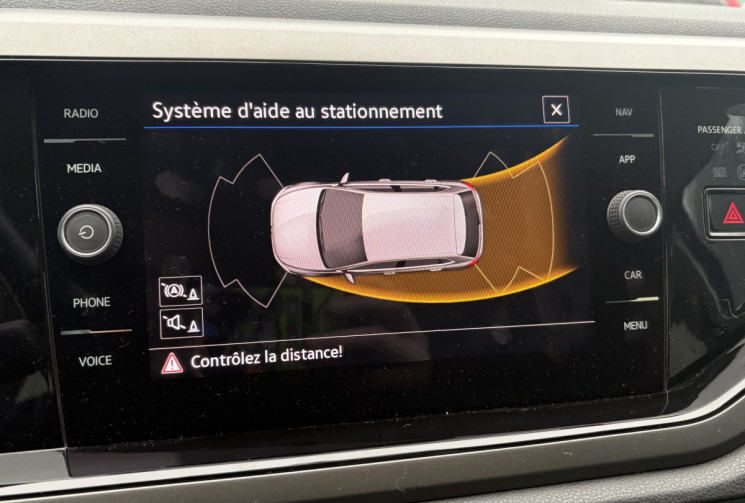 Volkswagen Polo VI 95 cv 1.0 TSI DSG7  * Carplay * Radars * Régul Adaptatif * Entretien Volkswagen