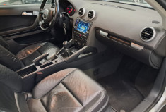 Audi A3 1.6 TDI 105  Attraction 3 PORTES CUIR -  entretien à jour 