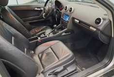 Audi A3 1.6 TDI 105  Attraction 3 PORTES CUIR -  entretien à jour 