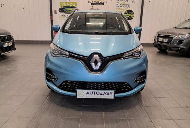 Renault ZOE Phase 2 INTENS  charge normale R110 - 52 kWh  LOCATION DE BATTERIE -  2EME MAIN  