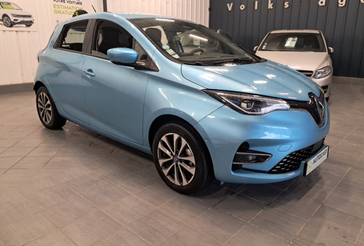 Renault ZOE Phase 2 INTENS  charge normale R110 - 52 kWh  LOCATION DE BATTERIE -  2EME MAIN  