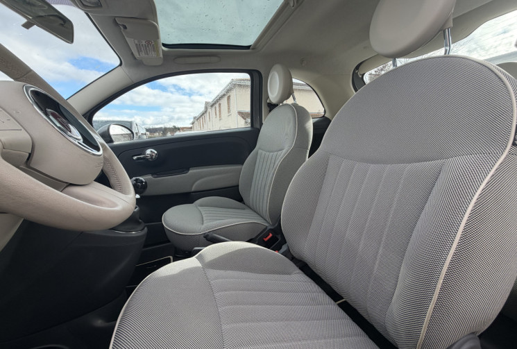 FIAT 500 1.2 / 69 CH / LOUNGE / FAIBLE KILOMETRAGE 8100 KM 